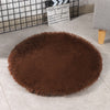 Plush Pet Mat Soft Cushion Round Shape Bed