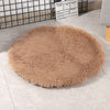 Plush Pet Mat Soft Cushion Round Shape Bed