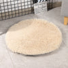 Plush Pet Mat Soft Cushion Round Shape Bed