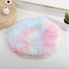 Plush Pet Mat Soft Cushion Round Shape Bed